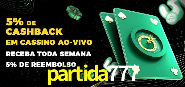 Promoções do cassino ao Vivo partida777
